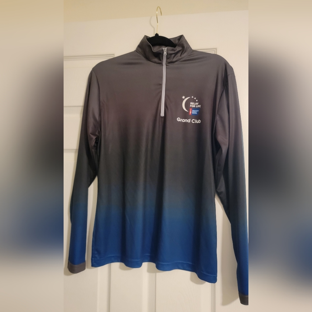 American Cancer Society Grand Club 3/4 zip pullover